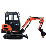 TORQBUILT 1.8T MINI EXCAVATOR WITH CABIN