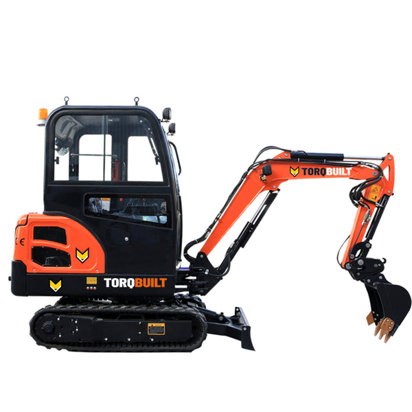 TORQBUILT 1.8T MINI EXCAVATOR WITH CABIN